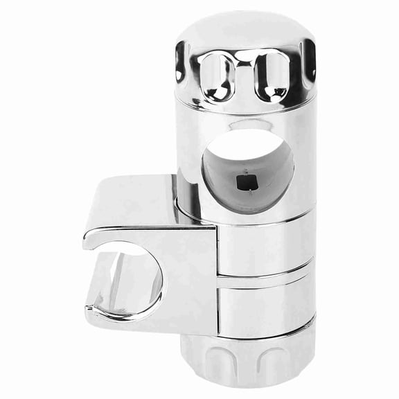 Xirurus ABS Shower Head Slide Bracket Adjustable 25mm Hole, Durable Electroplated Clamp for Bathroom Use