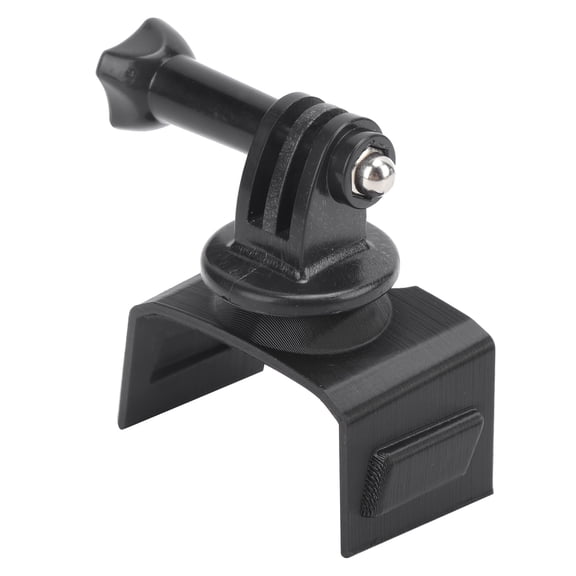 Xirurus ABS Top Camera Bracket Adapter Mount Clamp for DJI Mavic Air 2 and Air 2S Drone Accessory, Black Geometric Clamp for Action Cameras, Lightweight 1.1 oz / 33 g