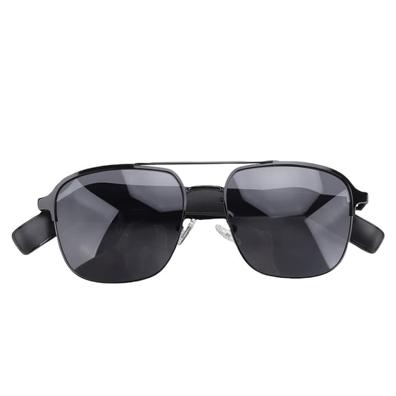 Xirurus AI Smart Glasses 100+ Languages Real Time Translation Bluetooth Music Sunglasses Polarized Lenses Smart Translator Glasses with Built-in Microphone & Speakers for Business Travel (17x7x7 cm)