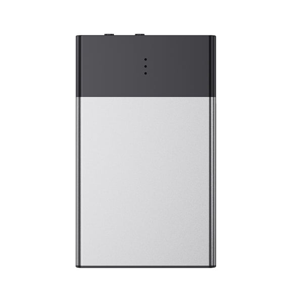 Xirurus AI Voice Recorder App Control 108 Languages Transcribe Audio Recording Device Bluetooth 5.2 Dual Microphone Magnetic Digital Dictaphone for Lectures Meetings, Black, 128 GB