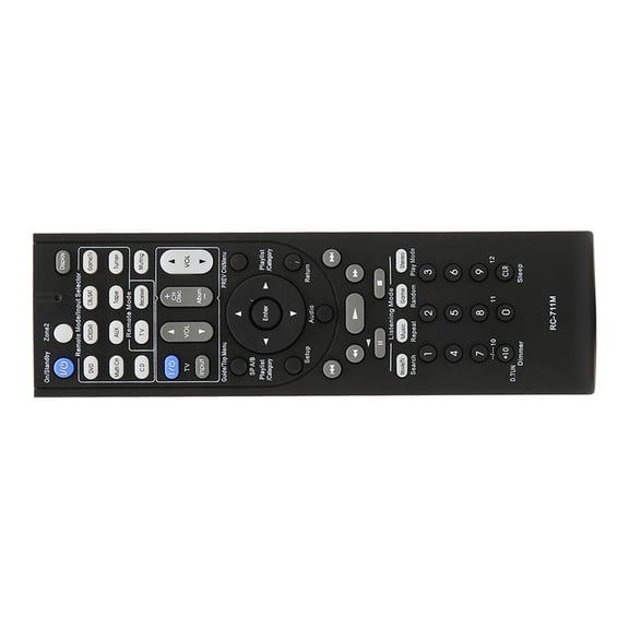 Xirurus AV Receiver Remote Control Replacement for RC-711M DTR-4.9 DTR-5.9 RC-718M DTR-6.9 DTR-7.9 RC-739M DTR-20.1 DTR-20.1B A/V Receivers, Black