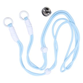 Xirurus Action Camera Anti Loss Rope Aluminum Alloy Buckle Quick Release Nylon Strap 47.6 inches / 121 cm Neck Lanyard for POCKET 3 Cameras with 1/4in Threads On The Bottom Light Blue[cite: 1]