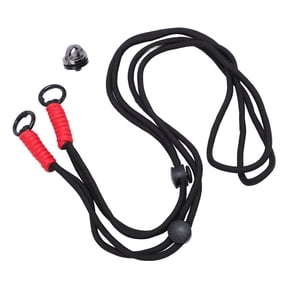 Xirurus Action Camera Anti Loss Rope Aluminum Alloy Buckle Quick Release Nylon Strap 47.6 inches / 121 cm Neck Lanyard for POCKET 3 Cameras with 1/4in Threads On The Bottom Black[cite: 1]