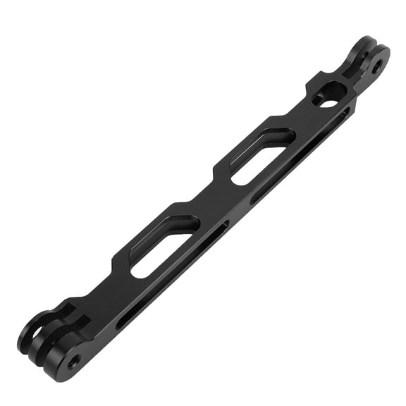 Xirurus Action Camera Extension Rod CNC Aluminium Alloy Handle Bracket Mount for GoPro SJCAM XiaoYi Photography Accessories, Length 7.09 inches / 18 cm, Compact Lightweight Video Stabilizer in Black