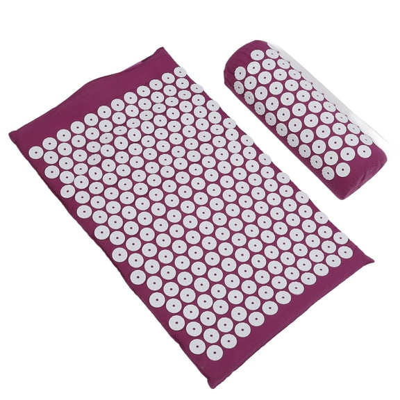 Xirurus Acupressure Mat Pillow Set Massage Pad with Bag for Body Muscle Relaxation (15.35 inches / 39 cm)[cite: 1]