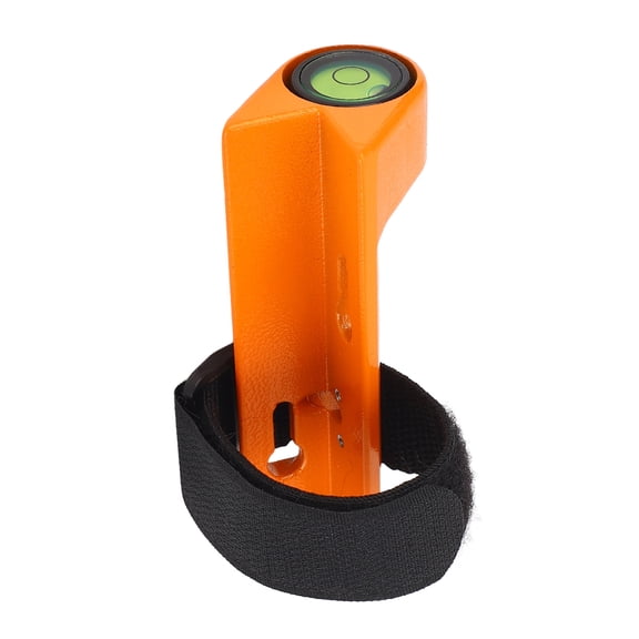 Xirurus Adjustable Grade Rod Level Portable Horizontal Bubble Right Angle 90 Degree Universal RL04-OR Orange Red (4.72 inches / 12 cm)