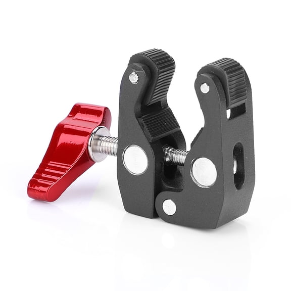 Xirurus Aluminum Alloy Articulating Magic Arm Mount Clamp with 1/4 inch and 3/8 inch Thread for Camera Monitor LED Light Heavy Duty Photography Accessory