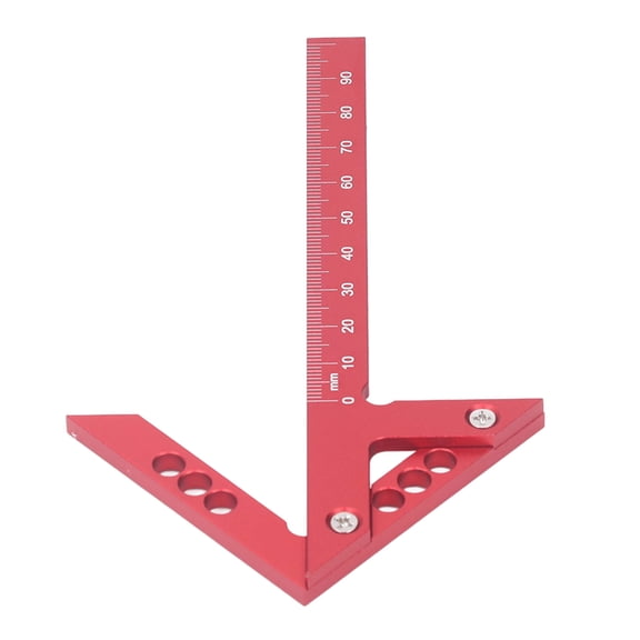 Xirurus Aluminum Alloy Center Line Scriber and 45 Degree Angle Scribing Gauge Woodworking Layout Tool Center Finder for Round Square Metric Precision Marking Measures Up to 3.9 inches / 100 mm