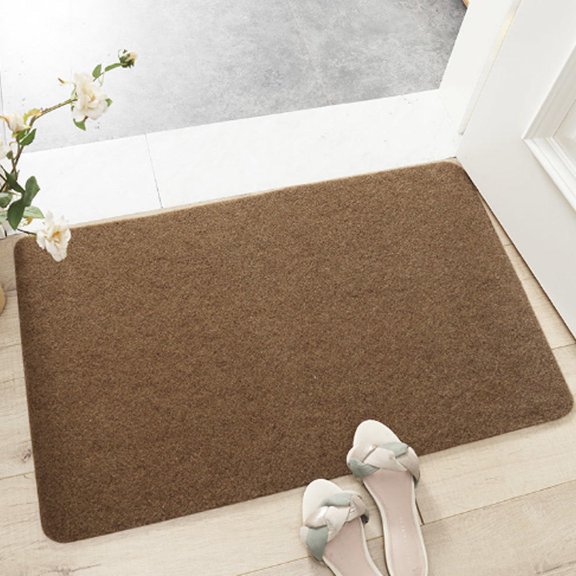 Xirurus Anti-Slip Floor Rug Bathroom Entrance Doormat Outdoor Footcloth Wearproof Home Decor Camel Mat 15.7x23.6 Inches / 40x60 cm for Entryway Kitchen