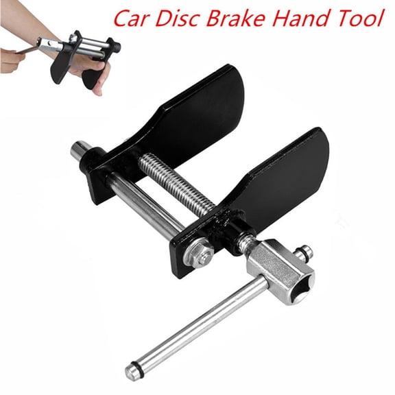 Xirurus Auto Car Disc Brake Pad Spreader Separator Piston Caliper Hand Tool for Pad Replacement, Black/Silver