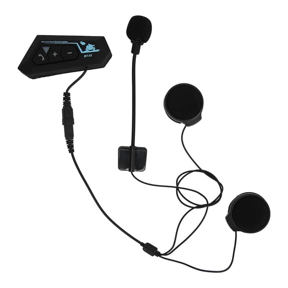 Xirurus BT22 Motorcycle Helmet Headset Auto Call Answering Supports Intercom Connection Bluetooth 5.0 Headphones with Microphone
