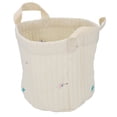 thumbnail image 1 of Xirurus Baby Bedding Storage Basket Beige Quilted Cotton Dinosaur Hanging Diaper Organizer Caddy for Crib Large Capacity (13.78 inches / 35.00 cm), 1 of 10