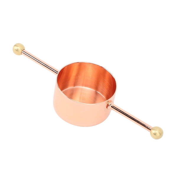 Xirurus Bartender Measuring Cup 30ml / 1 oz Precise Control Double Bead Stainless Steel Jigger for Bar Copper Plated