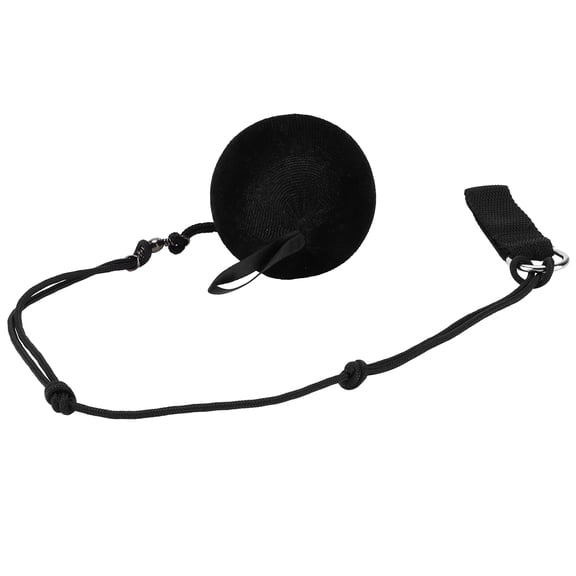 Xirurus Belly Dance Poi Ball Accessory Soft Adjustable Chain Props For Women Training And Stage Performance Black 1 Piece Set Professional Dancing Gear (3.15 inches / 8.00 cm)