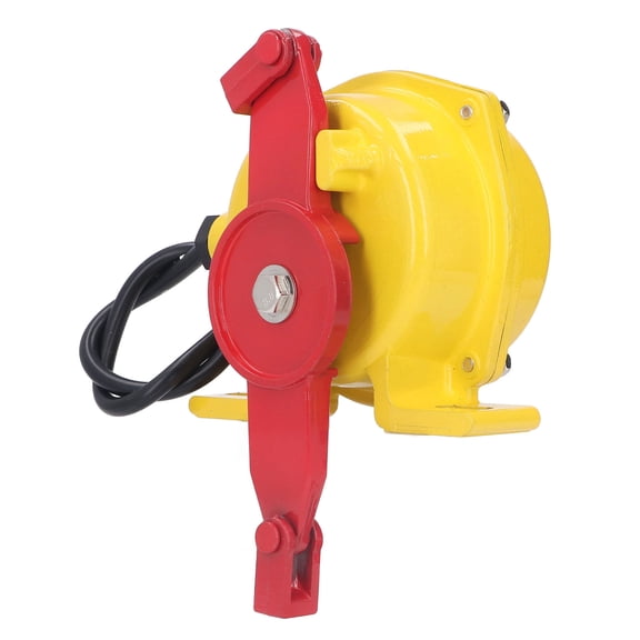 Xirurus Bidirectional Pull Rope Cord Switch Aluminum Alloy 2 Way Belt Conveyor Safety Stop Switch 24-380V (9.45 inches / 24 cm)