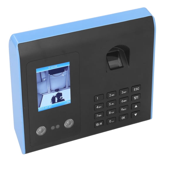 Xirurus Biometric Face Fingerprint Password Attendance Machine Time Clock 100-240V Employee Office Check In System With USB Export (US Plug) 8.66 inches / 22 cm Length High Accuracy