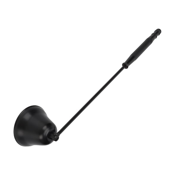 Xirurus Black Stainless Steel Candle Snuffer Vintage Wick Flame Extinguisher with Long Handle for Home Scented Candles
