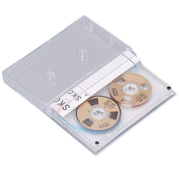 Xirurus Blank Cassette Tapes 46min High Output Low Noise DIY Reel to Reel Audio Tape for Music Recording with Storage Box, Premium Gold Edition, 3.94 inches / 10 cm Length