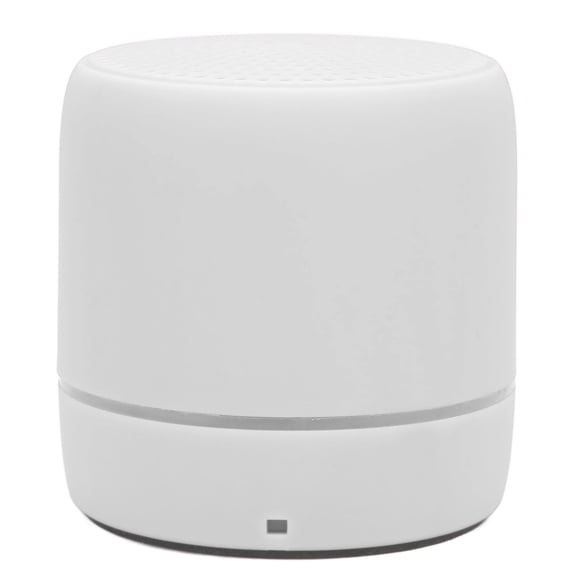 Xirurus Bluetooth 5.0 Mini Speaker Portable Wireless Outdoor Audio System with Clear Stereo Rich Bass Compact Built-In Battery and Hanging Chain White