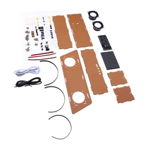Xirurus Bluetooth Spectrum Speaker Kit LED Rhythm Lamp Sound FM Soldering Practice Project HU-049 Electronic DIY Assembly Component Music Audio Rhythmic Visualizer Accessory For Beginners