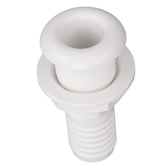 Xirurus Boat Through Hull Connector 29mm Outlet Straight Drain Outlet Fittings, White