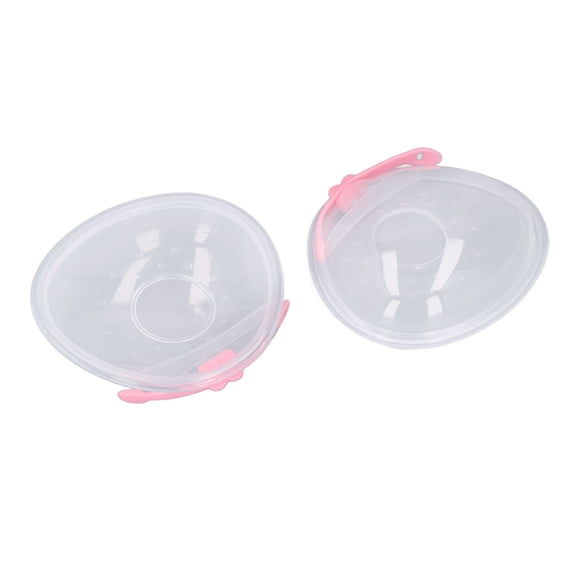 Xirurus Breast Milk Collection Cups 2 Count Spill Prevention Silicone Nursing Cups with Lids 11cm Length (4.33 inches)