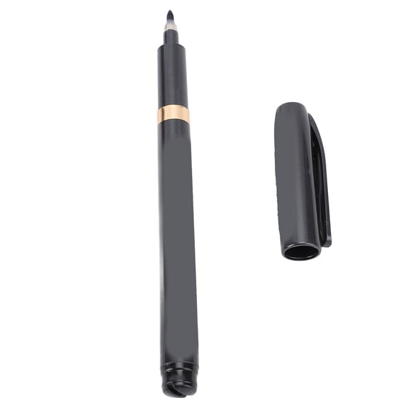 Xirurus Calligraphy Pen Soft Brush Ink Pen, Black Ink, Medium Characters, Regular Script Writing and Drawing for Artists and Beginners, 1 Count (5.91 inches / 15 cm)