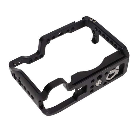 Xirurus Camera Cage Rig Aluminum Alloy Camera Video Stabilizer with Cold Shoe Mount 1/4-inch 3/8-inch Thread Holes Compatible with EOS RP Cameras Photography Accessory Kit Black
