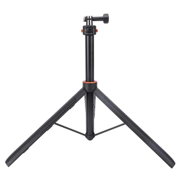 Xirurus Camera Extension Pole Tripod Aluminum Alloy Magnetic Mount Adjustable Height Portable Selfie Stick Stand for Action 5 Pro Go 3S Pocket 3 Smartphone 64.17 inches / 163 cm Black