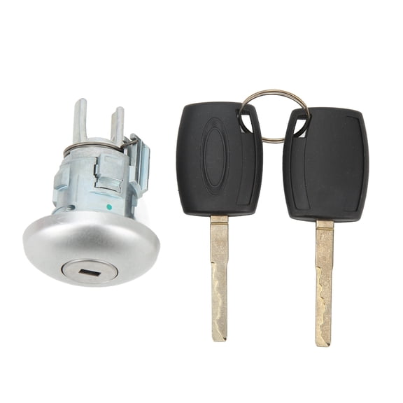 Xirurus Car Front Door Lock with 2 Keys Cylinder Set Replacement for Ford Transit MK8 Tourneo Custom 2012-2019 Auto Security Locking Device OE Number 1926219 1781417 Automotive Component