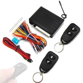 Xirurus Car Keyless Entry System Universal Auto Remote Central Door Lock Kit 12V with Control Box, LED Indicator & 2 Remote Controllers for Automotive Security Upgrade