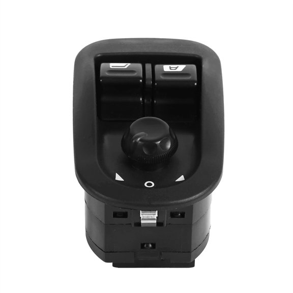 Xirurus Car Power Window Switch Master Control Lifter Switch Button with 7 Pins Design Compatible for Citroen Peugeot 206 Hatchback Saloon SW 1998-2016 OEM 6554.WA Black (3.54 x 2.09 x 2.24 inches)