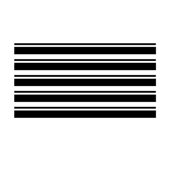 Xirurus Car Two Side RV Stripes Graphics Decals Vinyl Stickers For Caravan Travel Trailer Camper Van Waterproof Exterior Decoration 11.81 inches / 30 cm
