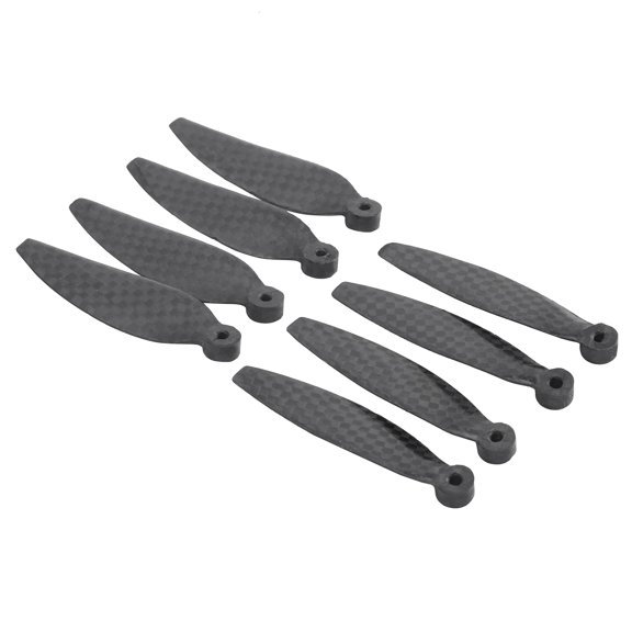 Xirurus Carbon Fiber Propeller Blade Replacement Accessory Kit for DJI Mavic Mini 2 Drone, Lightweight Aerodynamic Design, Easy Installation Black (2.3 inches / 5.8 cm)