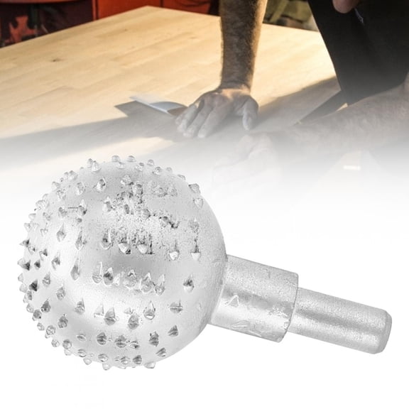 Xirurus Carving Polishing Ball Round Silver Steel Woodworking Tool for Shaping Grinding Wood