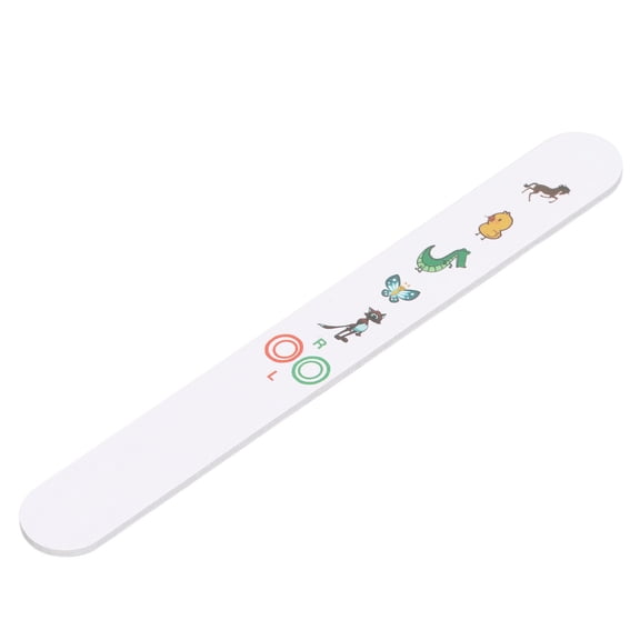 Xirurus Children Vision Optometry Test Card Clear Cartoon Pattern Fixation Stick Vision Tester Tool for Eye Hospital Clinic, 5.91 inches / 15 cm Length