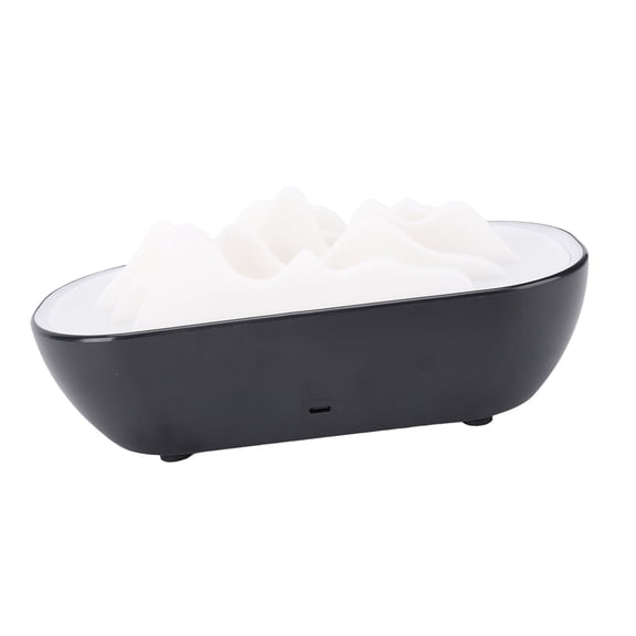 Xirurus Chinese Mountains Design Essential Oil Diffuser 180ml Compact Aromatherapy Diffuser Cool Mist Humidifier for Home Office Black 9.4x5.1x4.7 inches / 24x13x12 cm