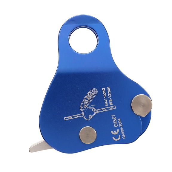 Xirurus Climbing Rope Grab 7075 Aluminum Alloy Ascender Fall Protection Belay Device for Mountaineering Caving Aerial Work Rescue Equipment (2.76 inches / 7 cm)