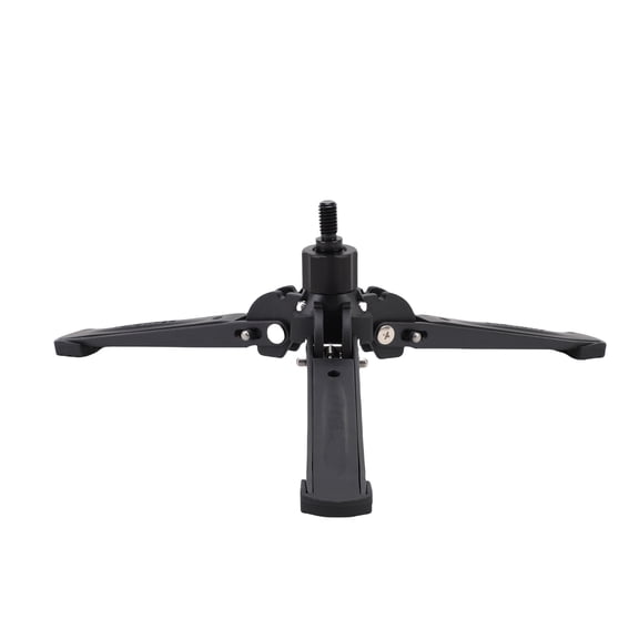 Xirurus Compact Metal Tripod Base with 3/8 Inch Screw Stable Desktop Support Stand for Monopod DSLR Camera PTZ Stabilizer 2.95 inches / 75 mm Height Travel Photography Vlog Accessory
