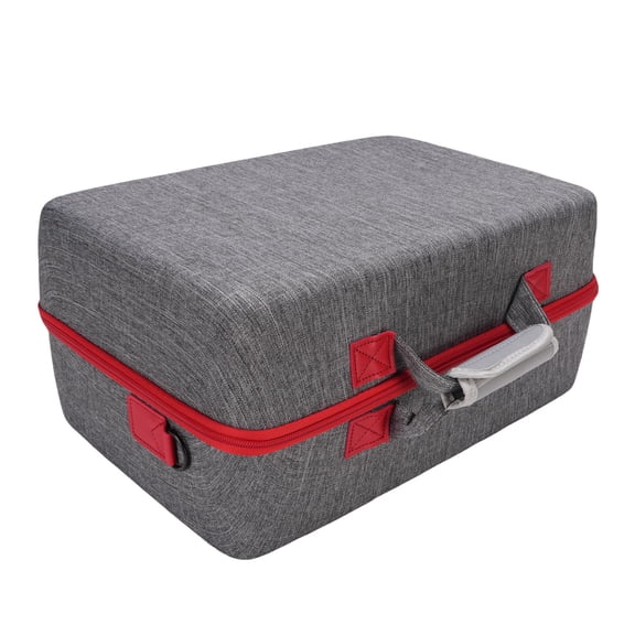 Xirurus Console Hard Shell Carrying Case Large Capacity Controller Protective Travel Bag for Headset Vertical Base USB Cables Grey (16.5 x 11.4 inches / 42 x 29 cm)