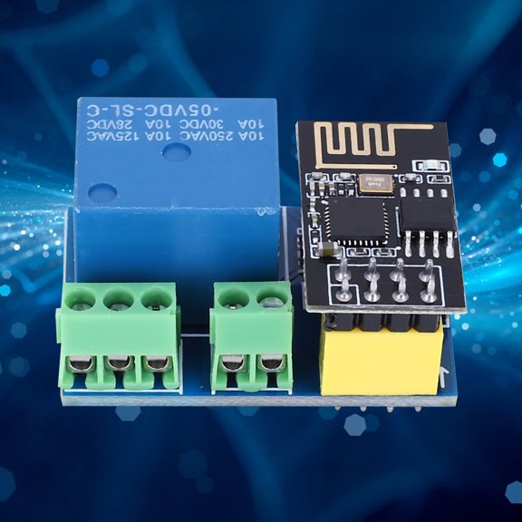 Xirurus DC 5V ESP8266 ESP-01S WIFI Relay Module Accurate Machine Electric Control Accessories, 1.5x1.0 Inches / 37x25 mm Durable Wireless Remote Control Switch Component