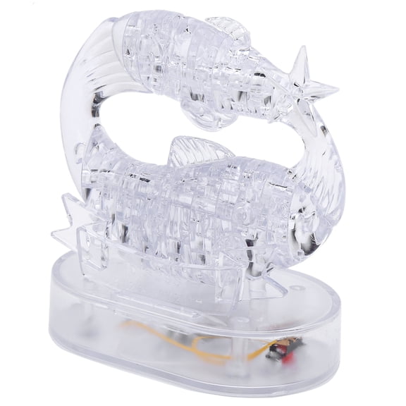Xirurus DIY Constellations Crystal Puzzle ThreeDimensional Puzzle Jigsaw with LED Light Decoration (Pisces)