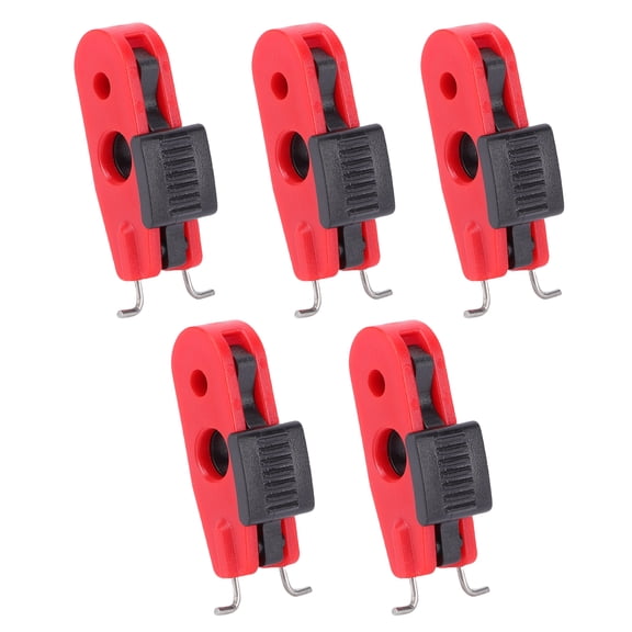 Xirurus DZS11-2 Pin Out Miniature Circuit Breaker Lockout Device, Industrial Safety Lock, 5 Count
