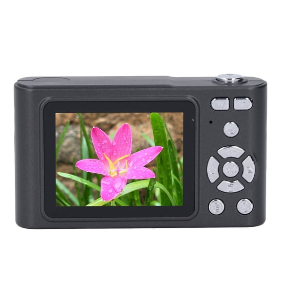Xirurus Digital Camera 48MP 1080P 16X Zoom Anti Shake Motion Detection Portable Video Camera for Teens Black 5.12 inches / 13.00 cm