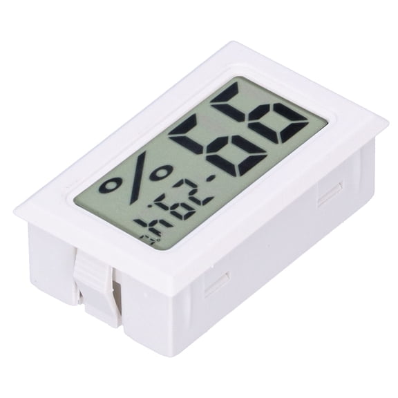 Xirurus Digital Display Temperature Meter ABS Environment Indoor Thermometer for Smart Home FY11001 White, 1.97 inches / 5 cm