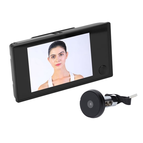 Xirurus Digital Door Viewer 3.5in LCD Color Screen 1MP 120° Wide Angle Infrared Peephole Viewer for Home Security