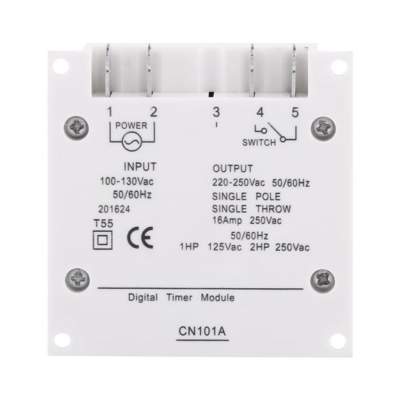Xirurus Digital Time Switch Weekly Programmable Relay Timer 110VAC Microcomputer LCD Controller for Street Lights Industrial Power Systems (7.00 x 7.00 x 5.00 inches / 17.8 x 17.8 x 12.7 cm)