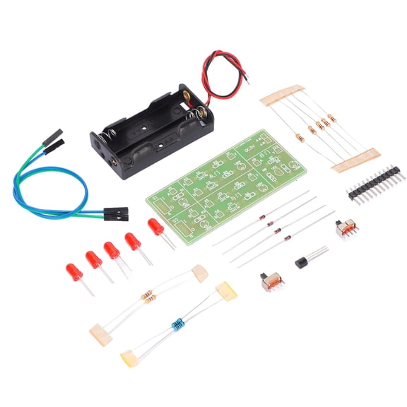 Xirurus Discrete Component Gate Circuit Kit, Logic Gates Breadboard Circuit Board Kit for Electrical Engineering and DIY Electronics (3.0 x 1.4 inches / 7.5 x 3.5 cm)