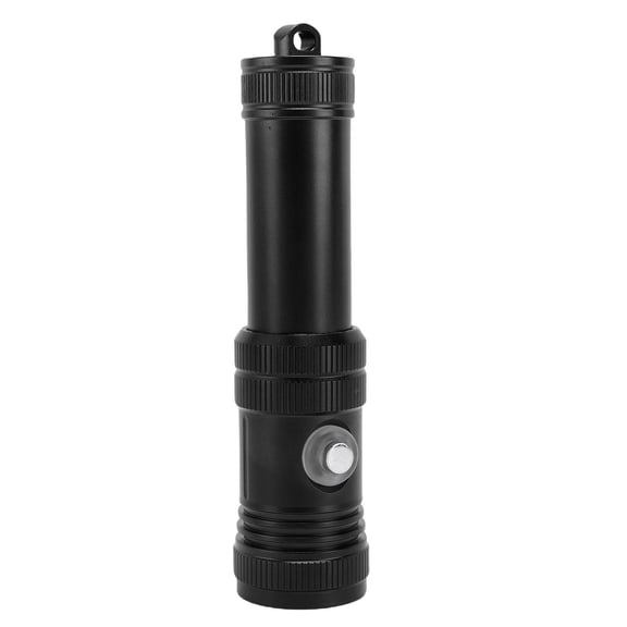 Xirurus Dive Light 1200 Luminous Flux Waterproof 50m Scuba Diving Flashlight Underwater Torch for Marine Observation Emergency Situations Black