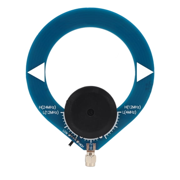 Xirurus Donut SW Loop Mast 4MHz-24MHz Portable Shortwave Radio Antenna Replacement for HFDY DSP1 DSP2 Malachite Receiver, Premium Blue PCB Material, Compact 5.9 inches / 15 cm Design